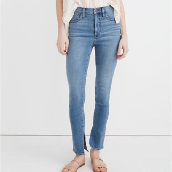 Madewell Denim - 𝅺Madewell 10” Roadtripper split hem jeans in Minford Wash size 27